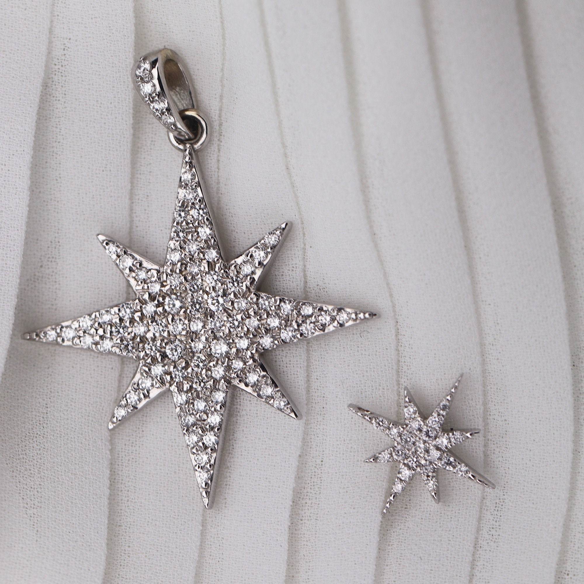 Sparkling Star Diamond Necklace