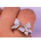 Diamond Ring Butterfly Shape - MIUR ART