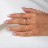 Diamond Ring Pear Shape vintage classic style