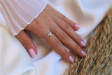 Marquise Diamond Crown Ring, Marquise Diamond Ring, Marquise Cut Engagement Ring, Marquise Engagement Ring, Wedding Ring, Diamond Ring - MIUR ART
