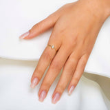 Marquise Diamond Ring, Bezel Setting in 14K Gold- Marquise Ring, Minimal Marquise Ring, The Best Gift for her by MIUR ART - MIUR ART