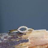 Marquise Diamond Shape Ring, Wedding Band, Micro Pave Diamond Wedding Ring, Diamond Ring, Matching Band, Stacking Ring, Engagement Ring - MIUR ART