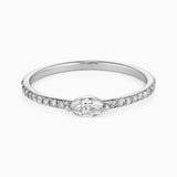 Marquise Diamond Sparkling Ring 14K Gold, 0.25 CTW Natural Diamond, Dainty Diamond Ring, Gift for Her, Tiny Diamond Ring by MIUR ART - MIUR ART