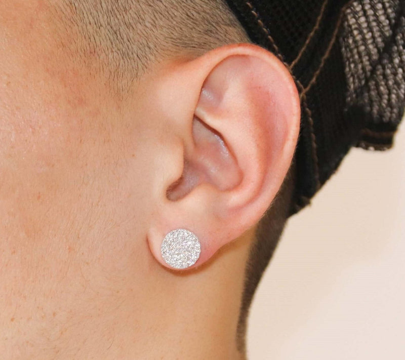 Men Earring Studs Earrings Men Stud Earrings Gift for Men Gift Men Jewelry Earrings for Men Gift for Him Earrings for Men Birthday - MIUR ART