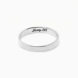 Wedding Ring 14K Gold or 18K with Personal Engraving-Simple Minimalist Ring, Unique Gift for Him or Her by MIUR ART - MIUR ART